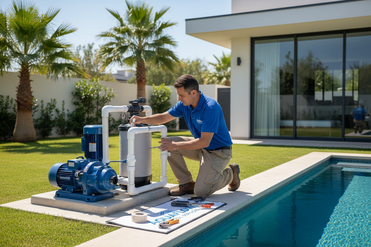 INSTALACIÓN DE APARATOS DE PISCINA